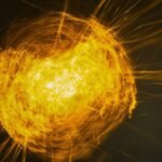 An artistic rendering shows a glowing orb of light with light beams streaming in