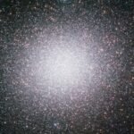 A bright concentration of stars on a dark sky.