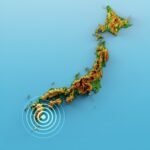 A map of Japan is shown.